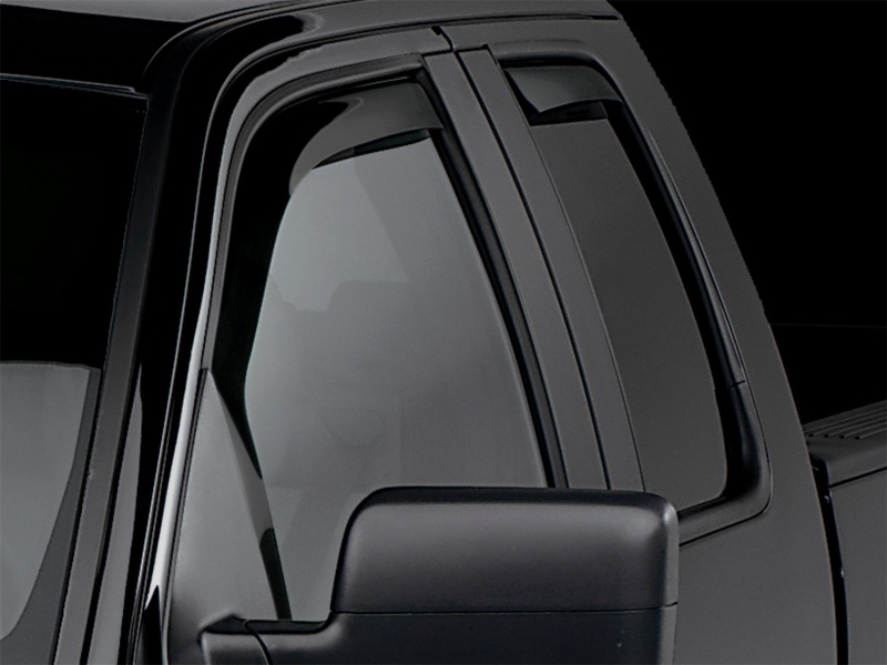 Ford F150 Wind Deflectors - Front + Rear - WeatherTech - Dark Smoke - `04-`08