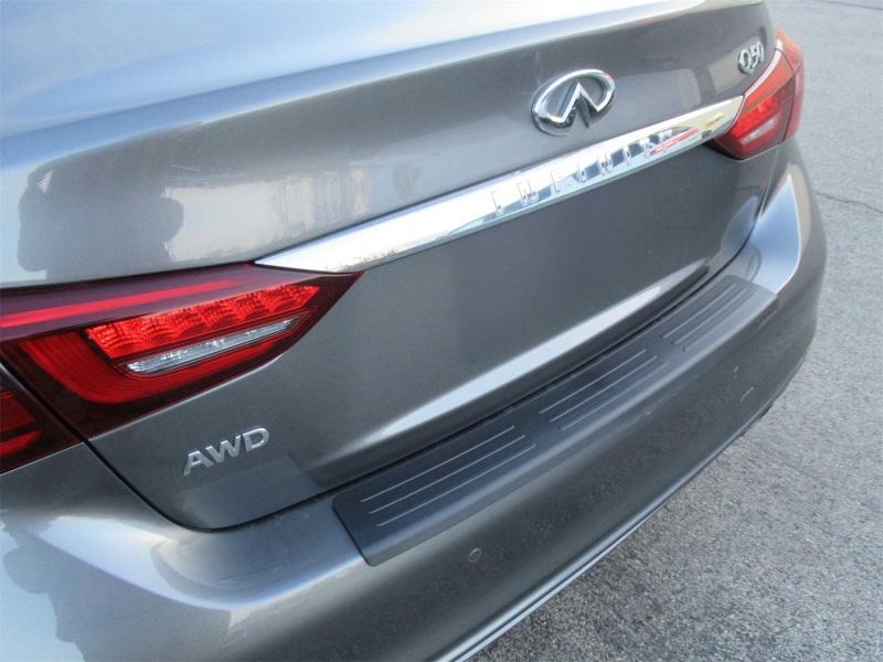 Infiniti Q50 BumperTopper - Rear - WeatherTech - Black - `18-`24