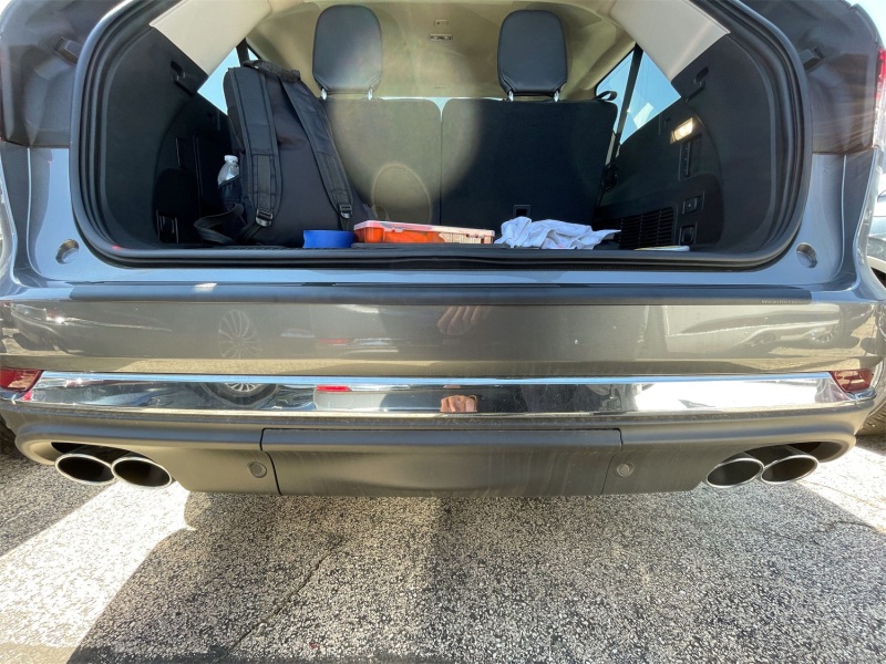 Lincoln Aviator Bumper Cover - Rear - WeatherTech - BumperTopper - Black - `20-`24 Lincoln Aviator Bumper Cover - Rear - WeatherTech - BumperTopper - Black - `20-`24