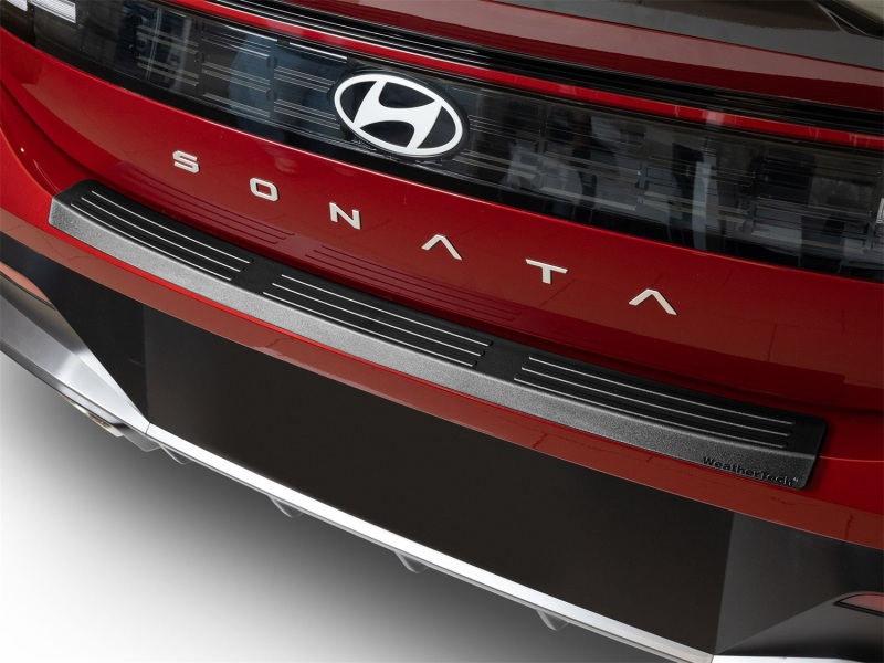 Hyundai Sonata BumperTopper - Rear - WeatherTech - Black - `24-`26