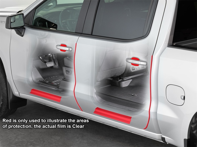 Ram 1500 Paint Protection Film - Door Handle Cups, Door Edges, Door Sills, and Trunk Ledge - WeatherTech - Scratch Protection Film - Transparent - `19-`27