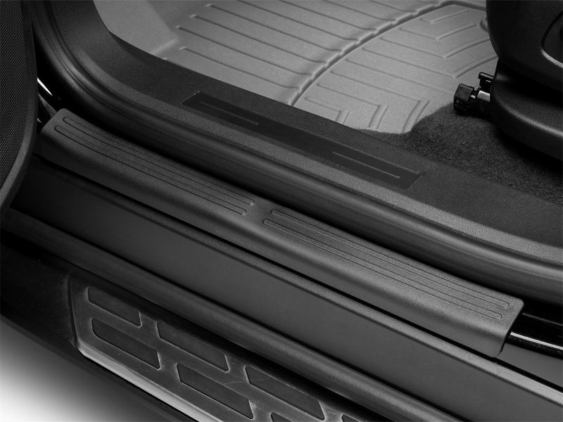 GMC Terrain Denali Door Sill Protector - WeatherTech - Custom Fit Durable Plastic Guard - Black - `18-`25