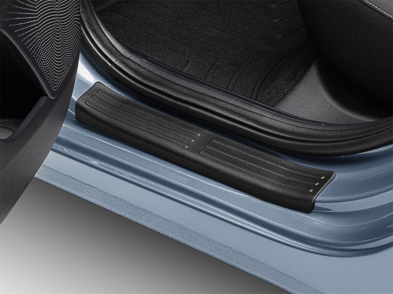 Kia Forte Sill Protector - Door Sill - WeatherTech - Custom Fit Durable Plastic Guard - Black - `19-`24