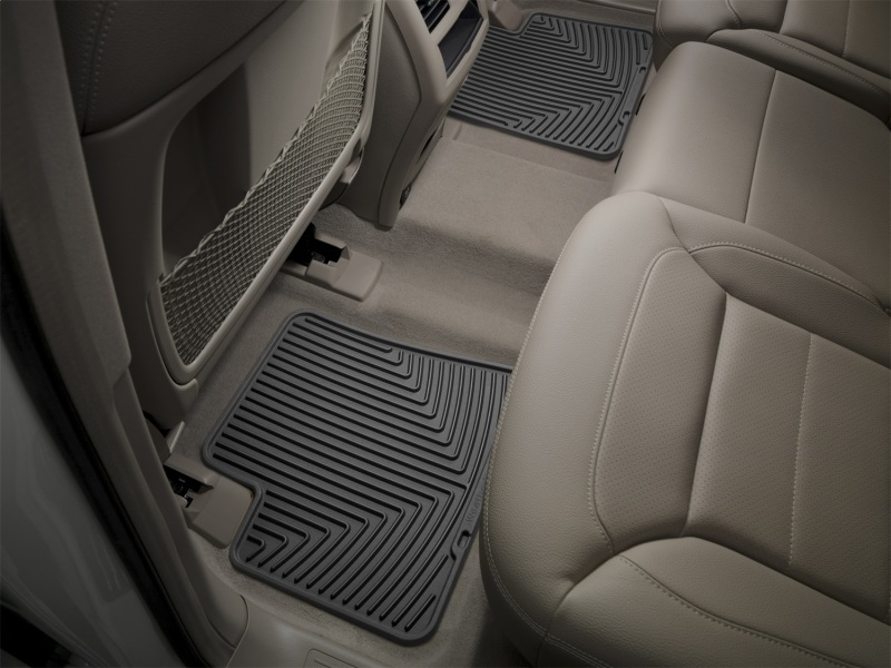 Mercedes-Benz ML-Class Rubber Mats - Rear - WeatherTech - All-Weather - Black - `06-`11