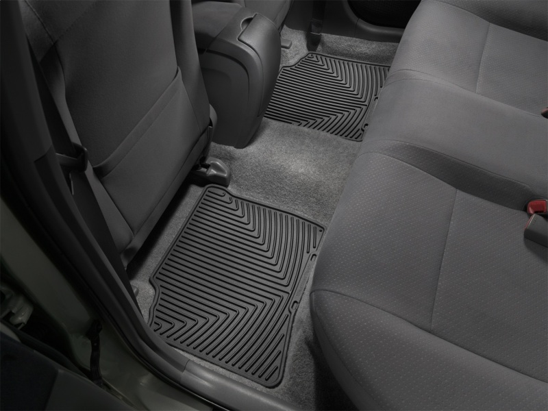 Toyota Prius Rear Rubber Mats - WeatherTech - All-Weather - Black - `04-`09