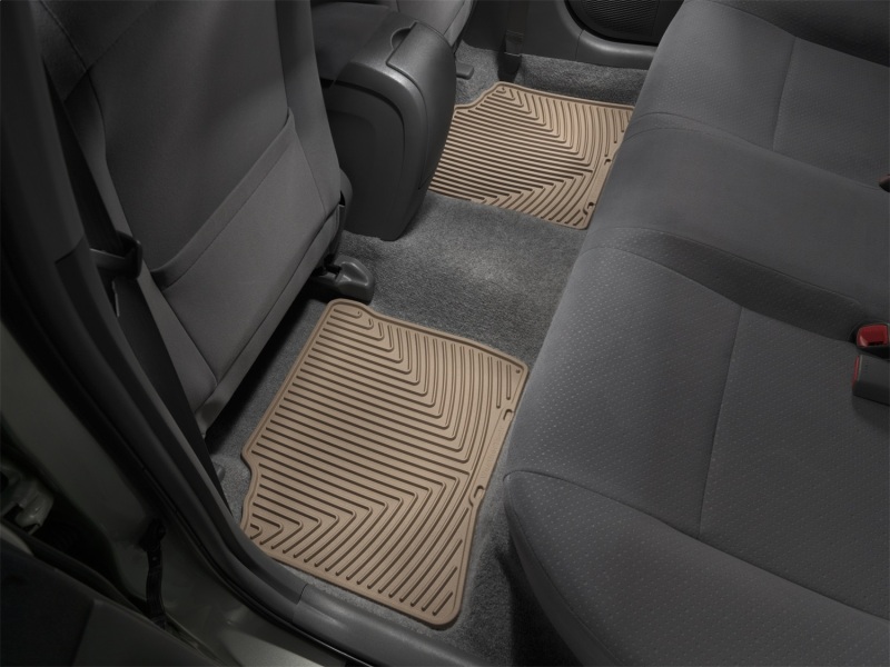 Toyota Prius Floor Mats - Rear - WeatherTech - All-Weather Rubber - Tan - `04-`09