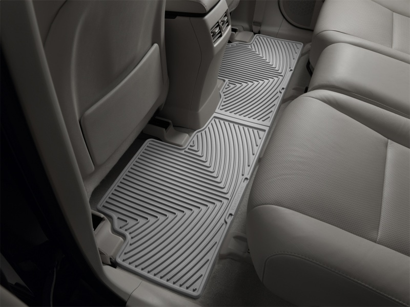 Lexus RX Rubber Mats - Rear - WeatherTech - All-Weather - Grey - `10-`27