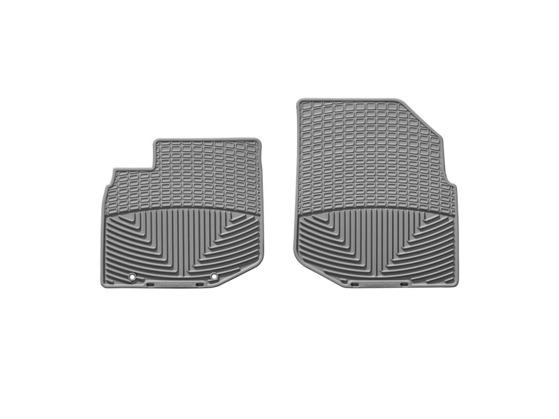 Honda Fit Floor Mats - Front - WeatherTech - Rubber - Grey - `09-`13