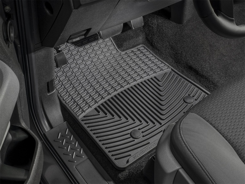 Mercedes-Benz E-Class Rubber Mats - Front - WeatherTech - All-Weather - Black - `10-`27