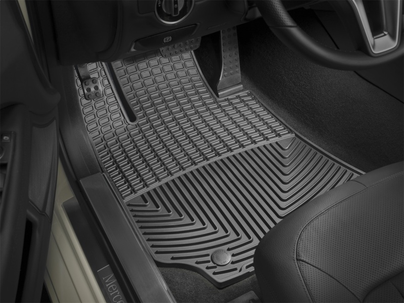 Mercedes-Benz E-Class Rubber Mats - Front - WeatherTech - All-Weather - Black - `10-`27