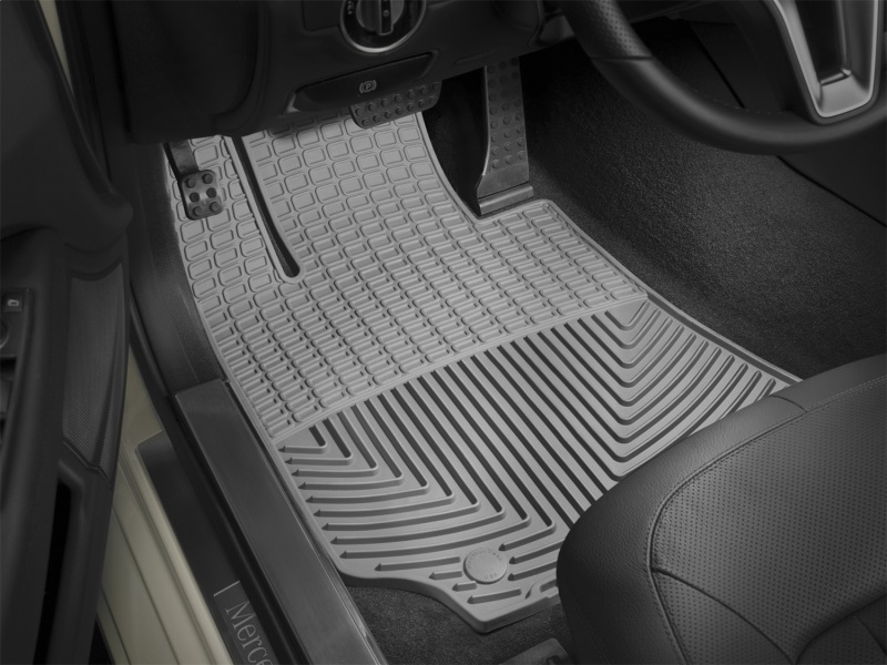 Mercedes-Benz E-Class Floor Mats - Front - WeatherTech - All-Weather, Rubber - Grey - `10-`27