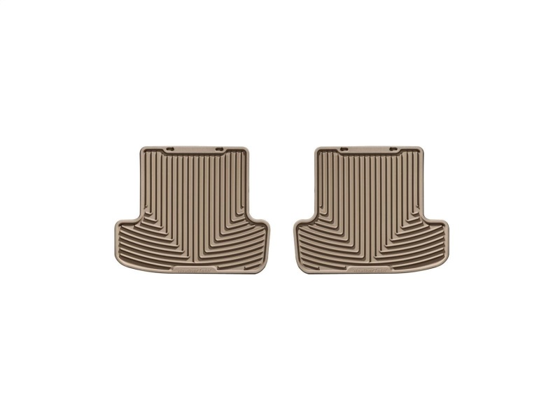Mercedes-Benz E-Class Rear Rubber Mats - WeatherTech - All-Weather - Tan - `10-`27