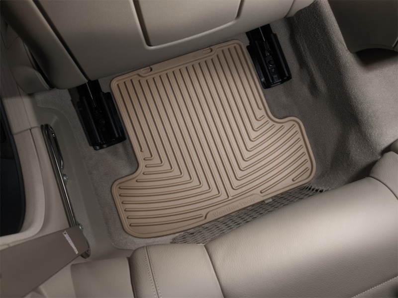 Mercedes-Benz E-Class Rear Rubber Mats - WeatherTech - All-Weather - Tan - `10-`27