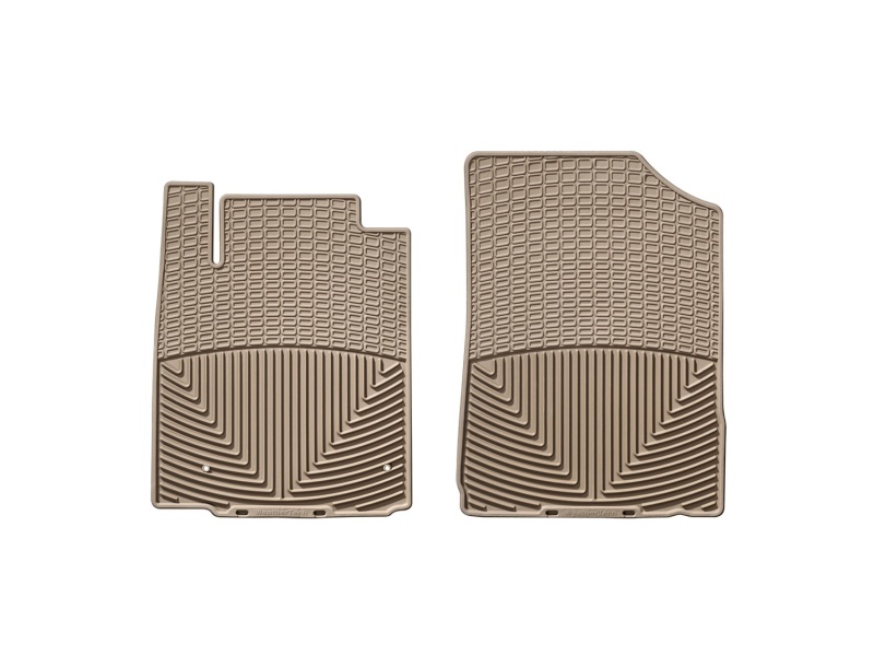 Toyota Avalon Rubber Floor Mats - Front - WeatherTech - All-Weather - Tan - `05-`10