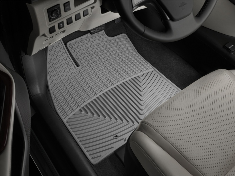 Lexus HS Floor Mats - Front - WeatherTech - Rubber, All-Weather - Grey - `10-`27