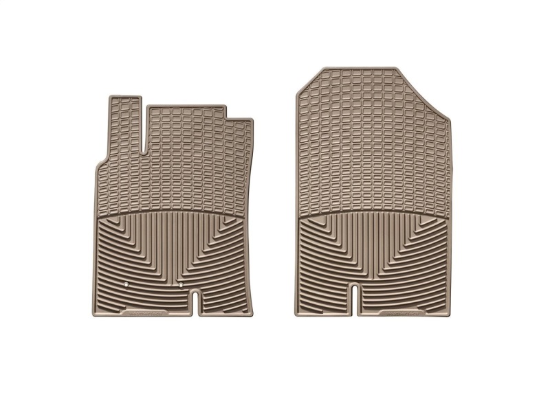 Honda Insight Floor Mats - Front - WeatherTech - Rubber - Tan - `10-`27