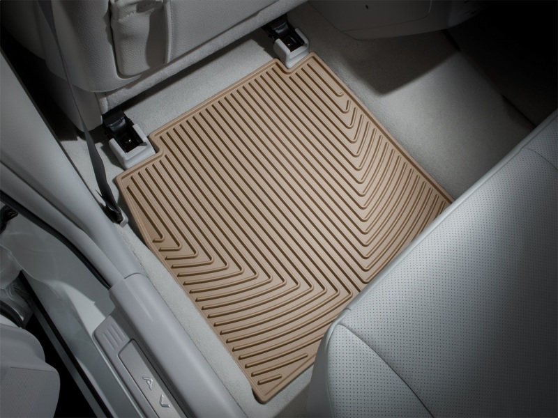 Toyota Avalon Rubber Floor Mats - Rear - WeatherTech - All-Weather - Tan - `05-`10