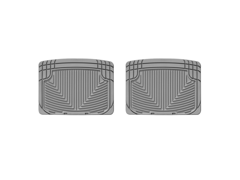 Lincoln Navigator L Floor Mats - Rear - WeatherTech - All-Weather Rubber - Grey - `03-`06