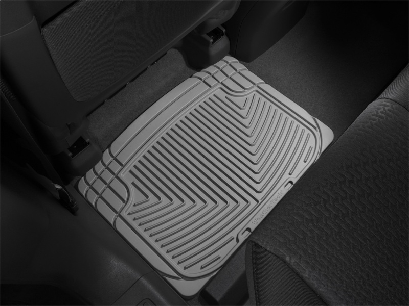 Lincoln Navigator L Floor Mats - Rear - WeatherTech - All-Weather Rubber - Grey - `03-`06