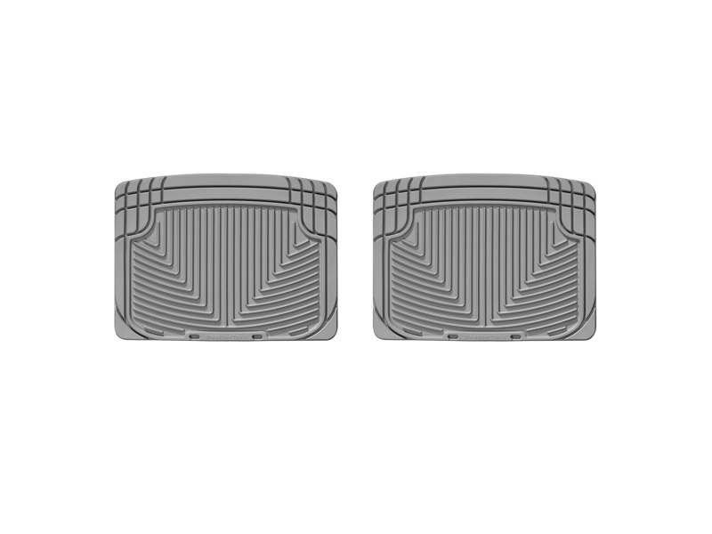 Lincoln Navigator L Floor Mats - Rear - WeatherTech - All-Weather Rubber - Grey - `03-`06