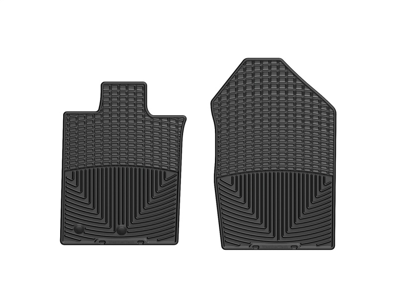 Lincoln MKZ Rubber Mats - Front - WeatherTech - All-Weather - Black - `10-`27