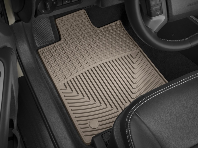 Lincoln MKZ Rubber Mats - Front - WeatherTech - All-Weather - Tan - `10-`27