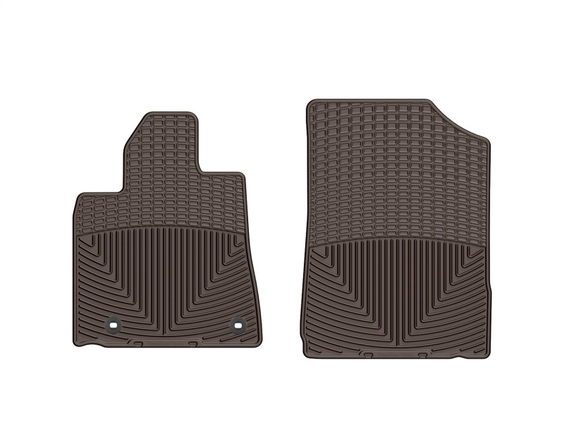 Toyota Sequoia Floor Mats - Front - WeatherTech - All-Weather - Cocoa - `12-`15