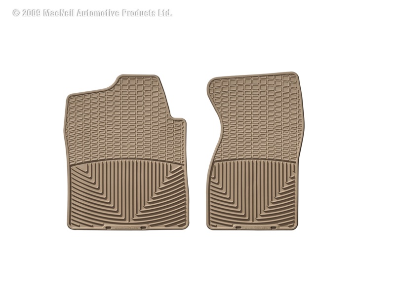 Chevrolet Silverado Floor Mats - Front - WeatherTech - Rubber - Tan - `99-`00