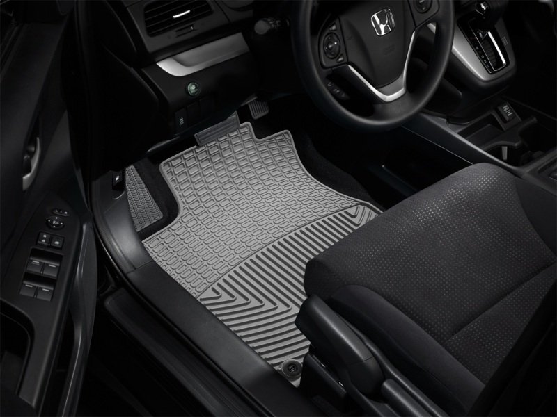 Honda CR-V Floor Mats - Front - WeatherTech - Rubber - Grey - `12-`27