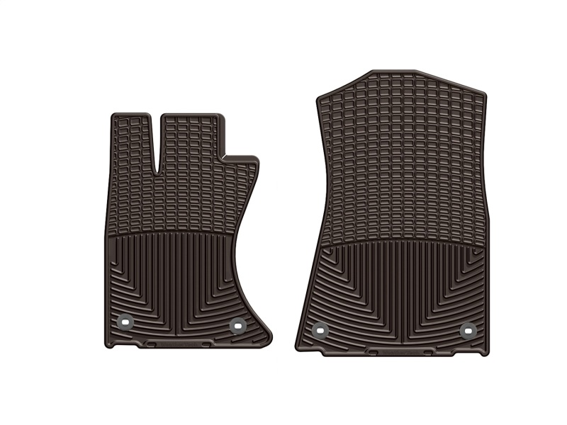 Lexus GS Floor Mats - Front - WeatherTech - All Weather - Cocoa - `13-`27