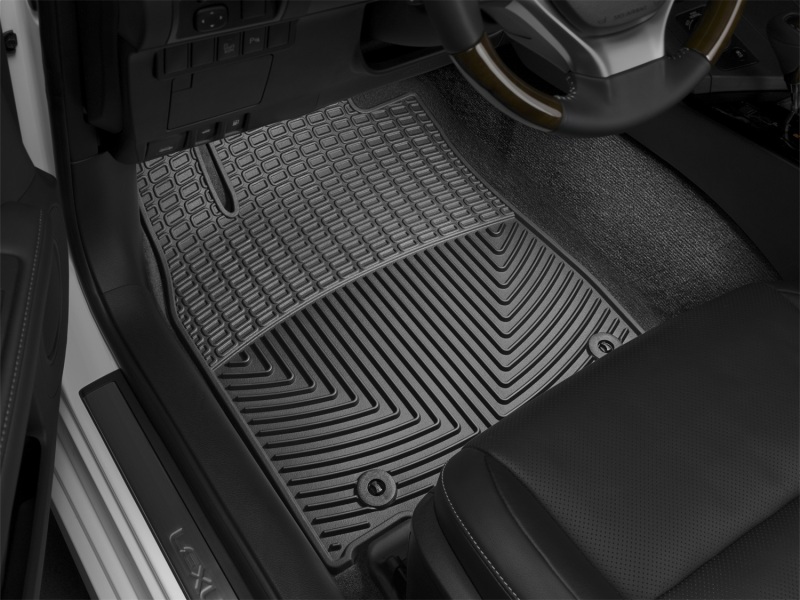 Lexus ES Floor Mats - Front - WeatherTech - All-Weather - Black - `13-`27