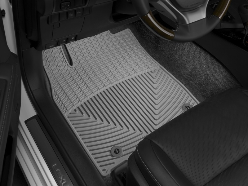 Lexus ES Floor Mats - Front - WeatherTech - Rubber - Grey - `13-`27