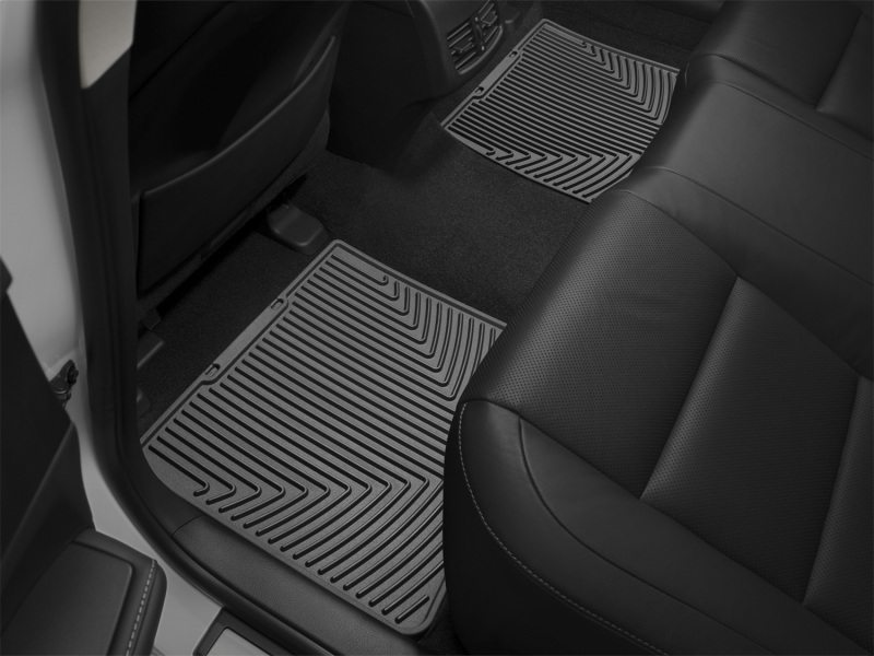 Lexus ES Rubber Mats - Rear - WeatherTech - All-Weather - Black - `13-`27
