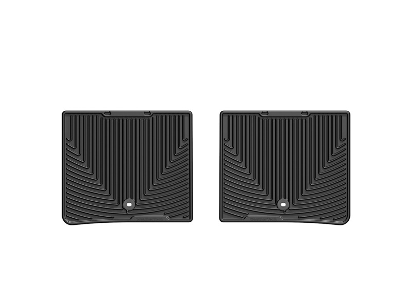 Lexus ES Rubber Mats - Rear - WeatherTech - All-Weather - Black - `13-`27