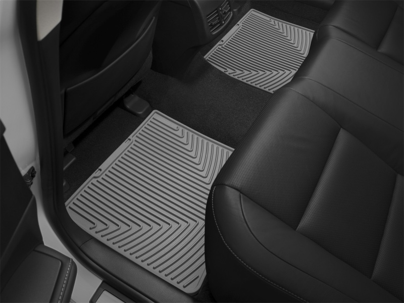 Lexus ES Rubber Floor Mats - Rear - WeatherTech - All-Weather - Grey - `13-`27