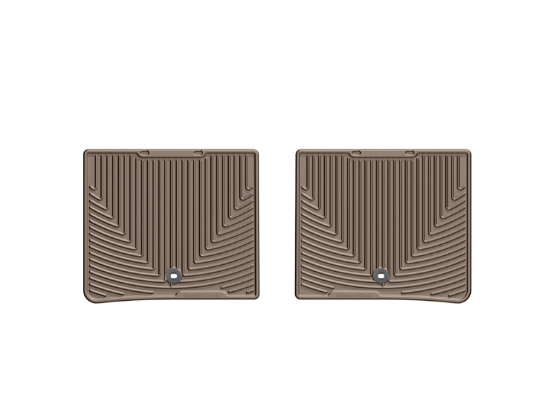 Lexus ES Floor Mats - Rear - WeatherTech - All-Weather Rubber - Tan - `13-`27
