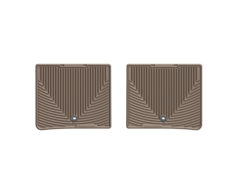 Lexus ES Floor Mats - Rear - WeatherTech - All-Weather Rubber - Tan - `13-`27