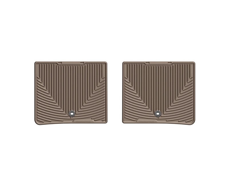 Lexus ES Floor Mats - Rear - WeatherTech - All-Weather Rubber - Tan - `13-`27