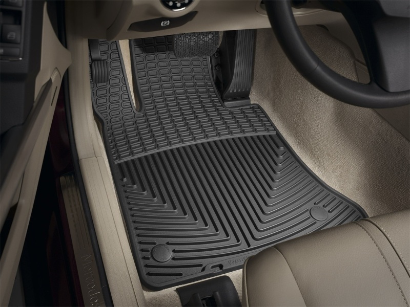 Mercedes-Benz GLK-Class Floor Mats - Front - WeatherTech - All-Weather - Black - `13-`27