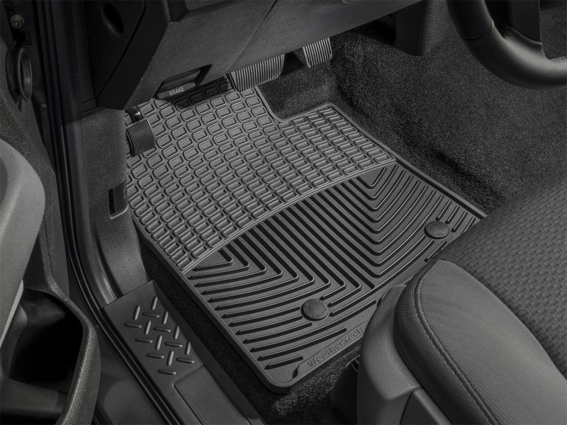 Infiniti JX Floor Mats - Front - WeatherTech - All-Weather Rubber - Black - `13-`27