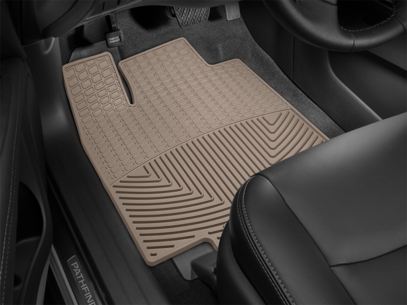Infiniti JX Floor Mats - Front - WeatherTech - All-Weather - Tan - `13-`27