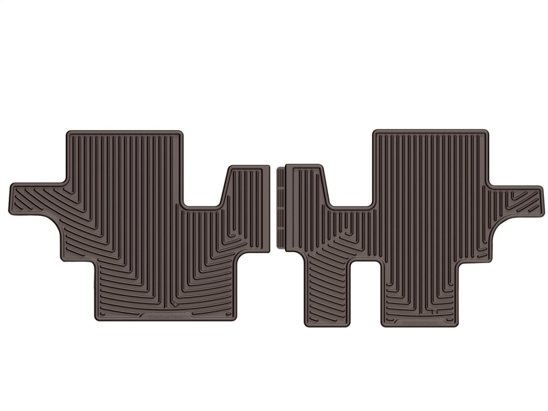 Infiniti JX Rubber Floor Mats - Rear - WeatherTech - All-Weather - Cocoa - `13-`27