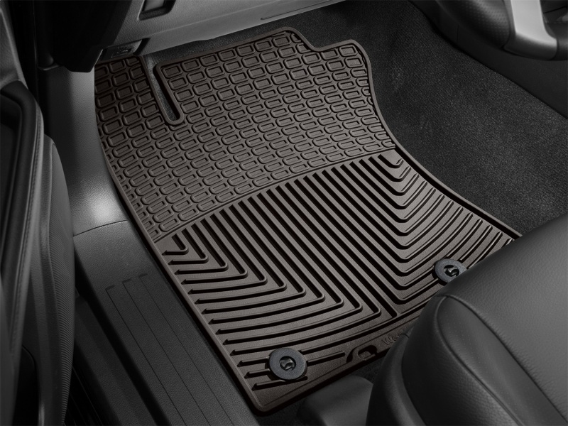 Toyota 4Runner Floor Mats - Front - WeatherTech - All-Weather - Cocoa - `13-`14