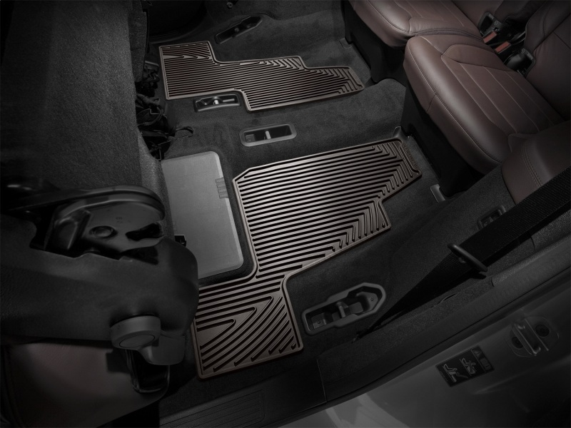Mercedes-Benz GL-Class Rubber Mats - Rear - WeatherTech - All-Weather - Cocoa - `13-`27
