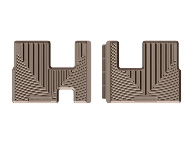 Toyota Highlander Floor Mats - Rear - WeatherTech - Rubber - Tan - `14-`19