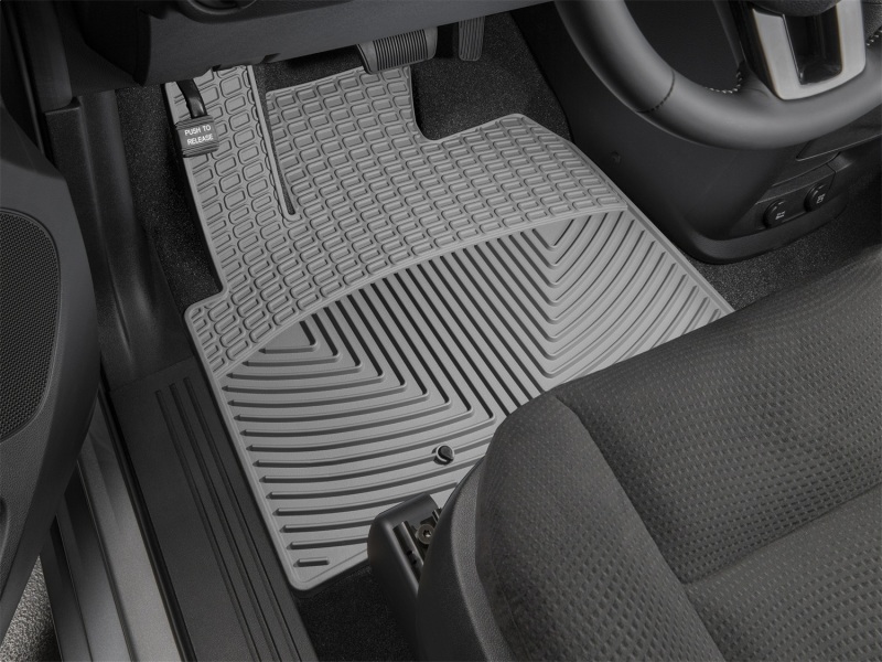 Chrysler Town & Country Floor Mats - Front - WeatherTech - Rubber - Grey - `11-`16