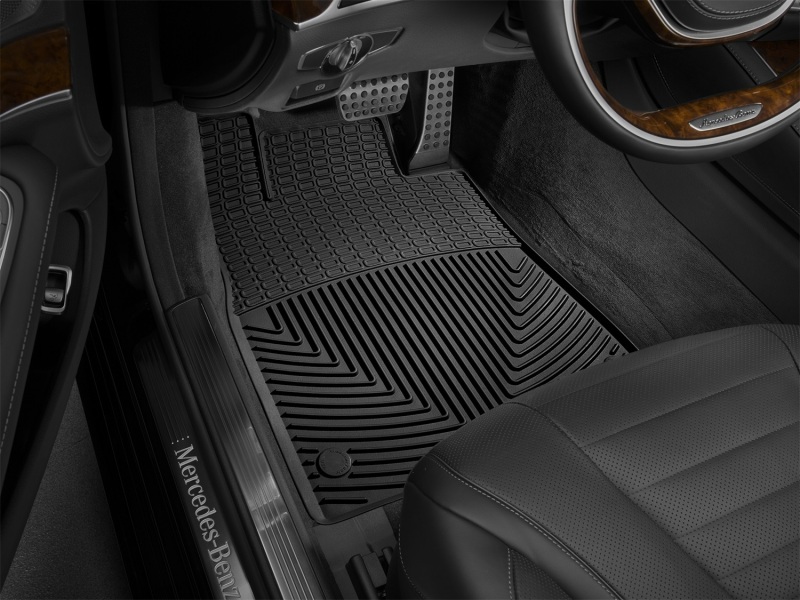 Mercedes-Benz S-Class Floor Mats - Front - WeatherTech - Rubber - Black - `14-`27