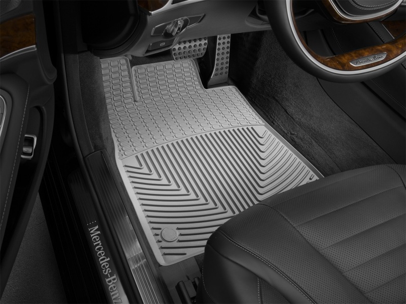 Mercedes-Benz S-Class Floor Mats - Front - WeatherTech - Rubber - Grey - `14-`27