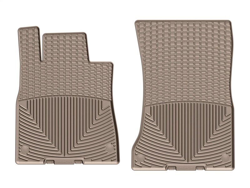 Mercedes-Benz S-Class Floor Mats - Front - WeatherTech - Rubber - Tan - `14-`27