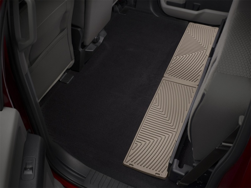 Ford F-150 Floor Mats - Rear - WeatherTech - All Weather - Tan - `15-`20